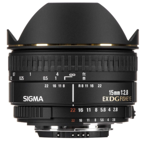 Sigma EX 15mm F/2.8 DG AF Lens For Nikon